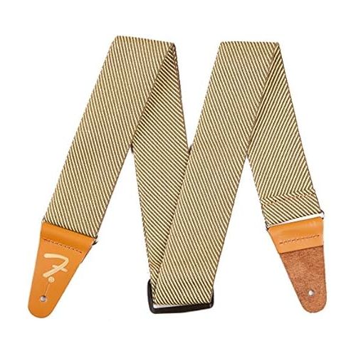  Fender Premium Guitar Strap - Vintage Tweed Bundle with Strap Blocks and Picks