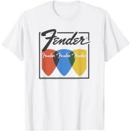 Fender Colorful Vintage Guitar Picks T-Shirt