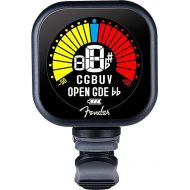 Fender Flash Lite Clip-On Tuner for Acoustic Guitar, Electric Guitar, Bass, Mandolin, Violin, Ukulele, and Banjo