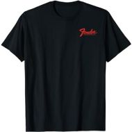 Fender Vintage Guitar Pocket Logo Design T-Shirt