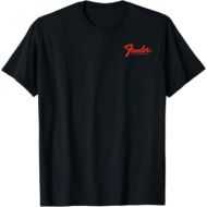 Fender Vintage Guitar Pocket Logo Design T-Shirt