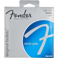Fender Original Bullet 3150 Electric Guitar Strings, Pure Nickel, Bullet End, 3150L .009-.042