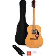 Fender Acoustic Steel-String Guitars, Right, Natural, Full Size (09712107211)