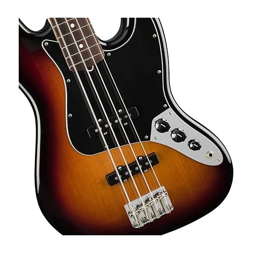  Fender American Performer Jazz Bass, 3-Color Sunburst, Rosewood Fingerboard