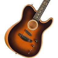 Fender American Acoustasonic Telecaster Acoustic Electric Guitar, Sunburst, Ebony Fingerboard, with Gig Bag