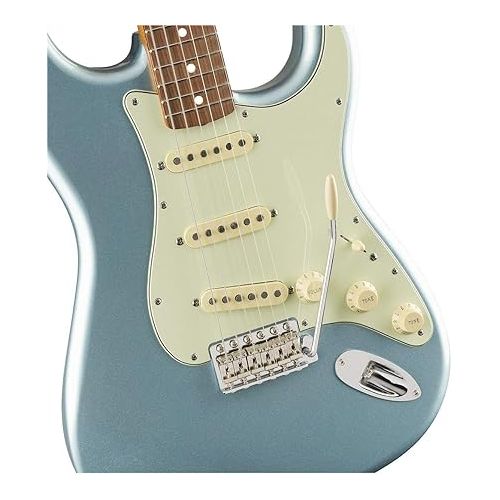  Fender Vintera 60s Stratocaster Electric Guitar, with 2-Year Warranty, Ice Blue Metallic, Pau Ferro Fingerboard