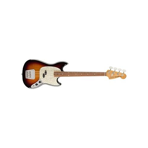  Fender Vintera 60s Mustang Bass, 3-Color Sunburst, Pau Ferro Fingerboard