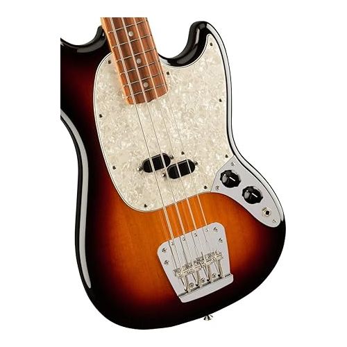  Fender Vintera 60s Mustang Bass, 3-Color Sunburst, Pau Ferro Fingerboard