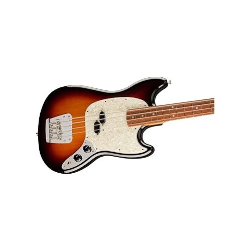  Fender Vintera 60s Mustang Bass, 3-Color Sunburst, Pau Ferro Fingerboard