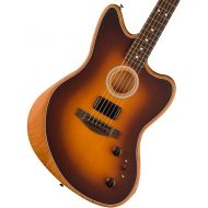 Fender Acoustasonic Player Jazzmaster Acoustic Electric Guitar, with 2-Year Warranty, 2-Color Sunburst, Rosewood Fingerboard, with Gig Bag