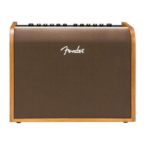  Fender Acoustic Guitar Amp, 100 Watts, with 2-Year Warranty Bluetooth Speaker, 8 Inch Full-range Speaker, 14Hx18.5Wx9.25D inches, Wood, Natural Blonde