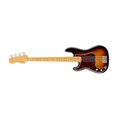  Fender American Professional II Precision Bass, 3-Color Sunburst, Maple Fingerboard