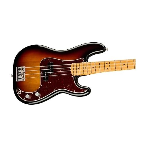  Fender American Professional II Precision Bass, 3-Color Sunburst, Maple Fingerboard