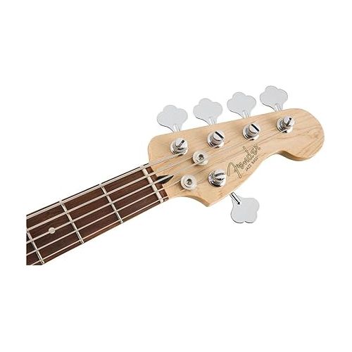  Fender Player 5-String Jazz Bass, 3-Color Sunburst, Pau Ferro Fingerboard