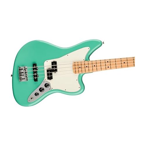  Fender Player Jaguar Bass, Sea Foam Green, Maple Fingerboard