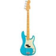 Fender American Professional II Precision Bass, Miami Blue, Maple Fingerboard