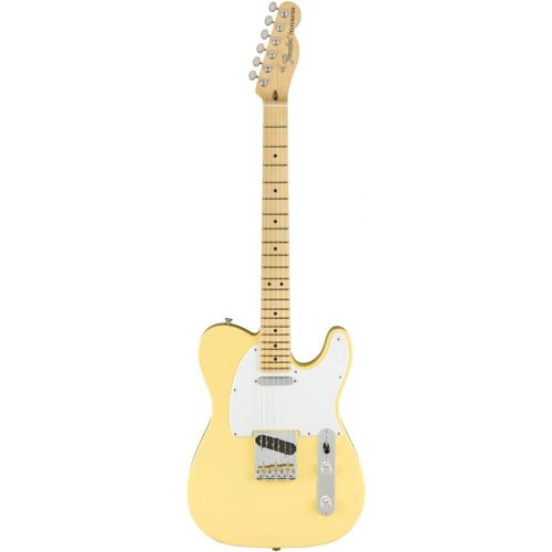  Fender 6 String Solid-Body Electric Guitar, Right, Vintage White (0115112341)