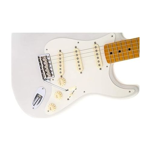  Fender Eric Johnson Stratocaster, Maple Fretboard - White Blonde