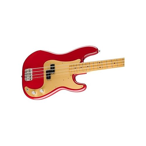  Fender Vintera 50s Precision Bass, Dakota Red, Maple Fingerboard