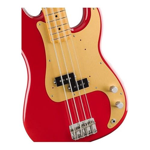  Fender Vintera 50s Precision Bass, Dakota Red, Maple Fingerboard