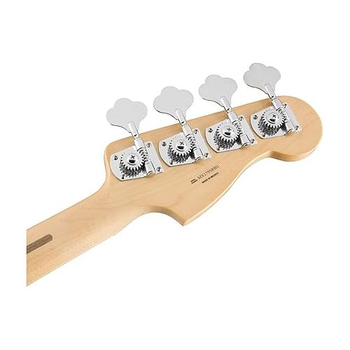  Fender Player Precision Bass, Black, Left-Handed, Maple Fingerboard