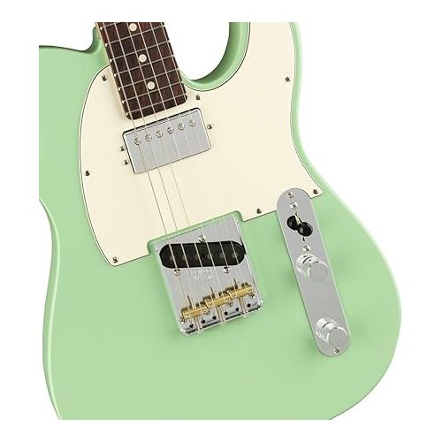  Fender American Performer Telecaster Hum - Satin Surf Green with Rosewood Fingerboard