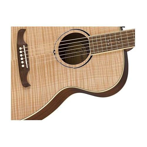  Fender FA-235E Concert Acoustic Guitar, with 2-Year Warranty, Natural