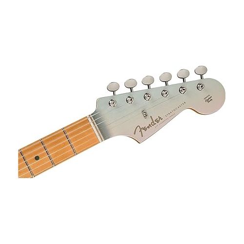  Fender H.E.R. Stratocaster Electric Guitar, with 2-Year Warranty, Chrome Glow, Maple Fingerboard