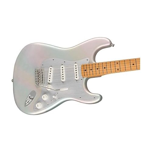  Fender H.E.R. Stratocaster Electric Guitar, with 2-Year Warranty, Chrome Glow, Maple Fingerboard