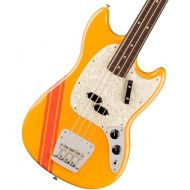 Fender Vintera II '70s Mustang Bass - Competition Orange with Rosewood Fingerboard