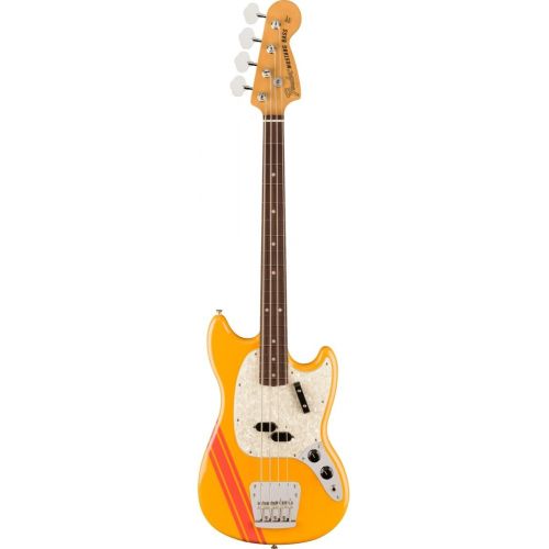  Fender Vintera II '70s Mustang Bass - Competition Orange with Rosewood Fingerboard