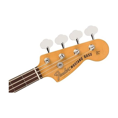  Fender Vintera II '70s Mustang Bass - Competition Orange with Rosewood Fingerboard