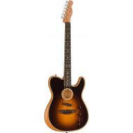 Fender Acoustasonic Player Telecaster Acoustic Electric Guitar, with 2-Year Warranty, Shadow Burst, Rosewood Fingerboard, with Gig Bag