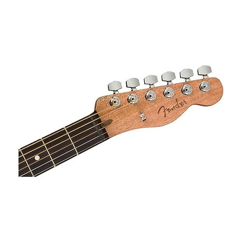  Fender Acoustasonic Player Telecaster Acoustic Electric Guitar, with 2-Year Warranty, Shadow Burst, Rosewood Fingerboard, with Gig Bag