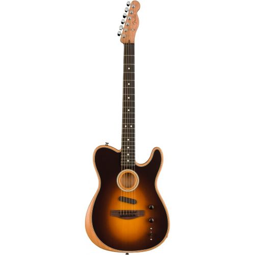  Fender Acoustasonic Player Telecaster Acoustic Electric Guitar, with 2-Year Warranty, Shadow Burst, Rosewood Fingerboard, with Gig Bag