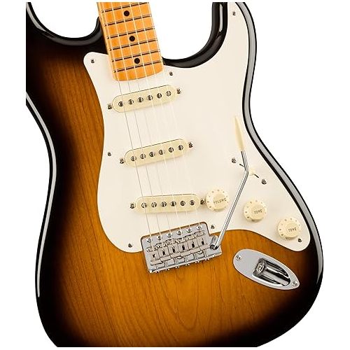  Fender American Vintage II 1961 Stratocaster Electric Guitar, Olympic White, Slab Rosewood Fingerboard