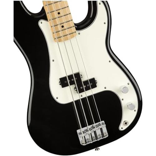  Fender Player Precision Bass, Black, Maple Fingerboard