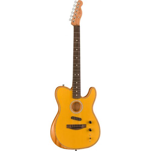  Fender Acoustasonic Player Telecaster Acoustic Electric Guitar, with 2-Year Warranty, Butterscotch Blonde, Rosewood Fingerboard, with Gig Bag