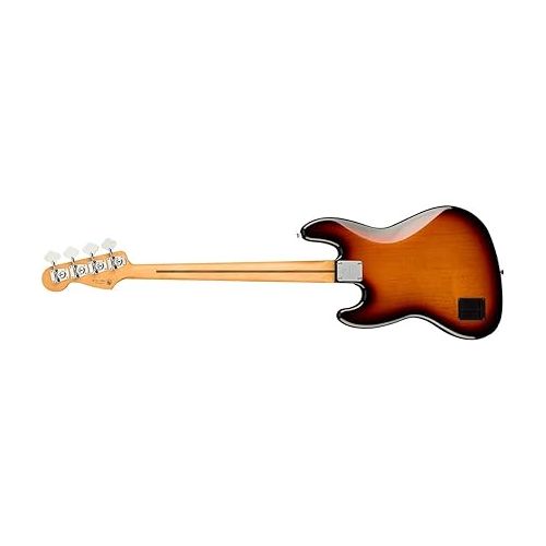  Fender Player Plus Jazz Bass, 3-Color Sunburst, Pau Ferro Fingerboard