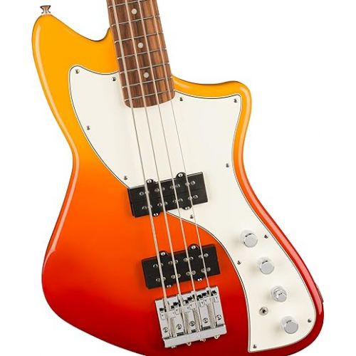  Fender Player Plus Meteora, with 2-Year Warranty Tequila Sunrise, Pau Ferro Fingerboard