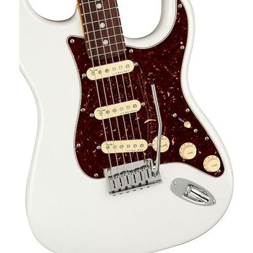  Fender American Ultra Stratocaster - Arctic Pearl with Rosewood Fingerboard