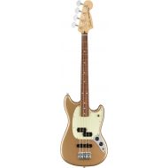 Fender Player Mustang Bass, Firemist Gold, Pau Ferro Fingerboard