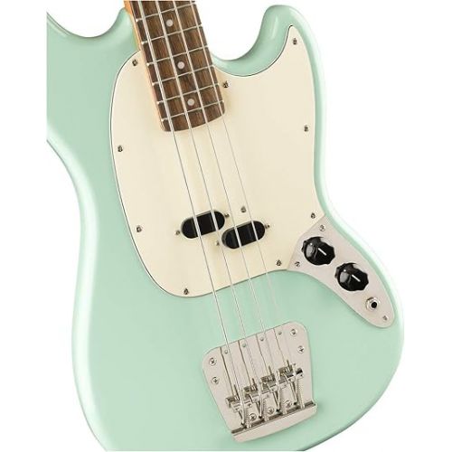  Squier Classic Vibe 50s Mustang Bass, Surf Green, Laurel Fingerboard