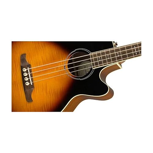  Fender FA-450CE Acoustic Bass, with 2-Year Warranty Sunburst, Laurel Fingerboard
