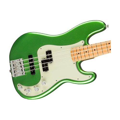  Fender Player Plus Precision Bass, Cosmic Jade, Maple Fingerboard