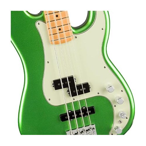  Fender Player Plus Precision Bass, Cosmic Jade, Maple Fingerboard