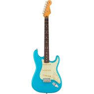 Fender 6 String Solid-Body Electric Guitar, Right, Miami Blue (0113900719)