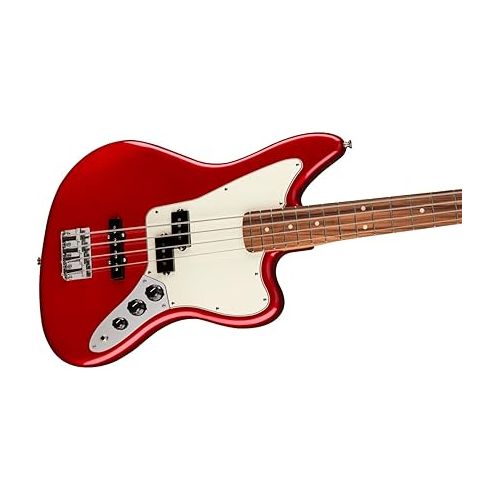  Fender Player Jaguar Bass, Candy Apple Red, Pau Ferro Fingerboard