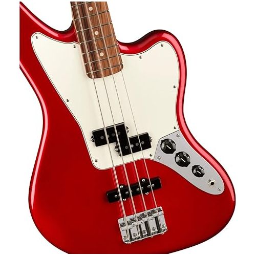  Fender Player Jaguar Bass, Candy Apple Red, Pau Ferro Fingerboard