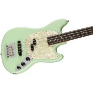 Fender American Performer Mustang Bass, Satin Surf Green, Pau Ferro Fingerboard